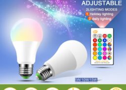 Magic RGB LED Light Bulb AC85-265V Smart Lighting Lamp