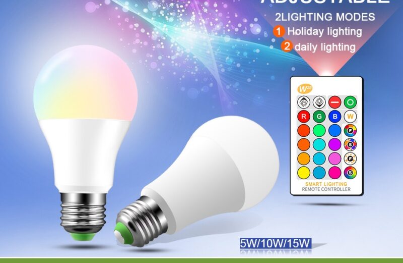 Magic RGB LED Light Bulb AC85-265V Smart Lighting Lamp